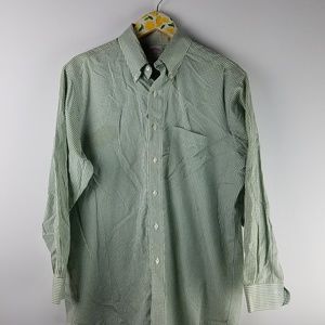 Brooks Brothers Green Plaid Button Up